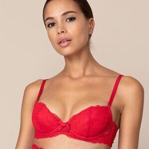 Agent Provocateur ROSELE Bra NWT Red VERY RARE! [X]